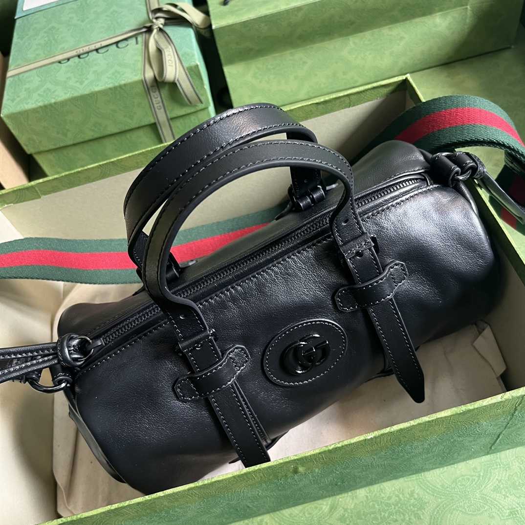 Gucci Small Duffle Bag With Tonal Double G(28.5-16-16cm) - DopestKickz