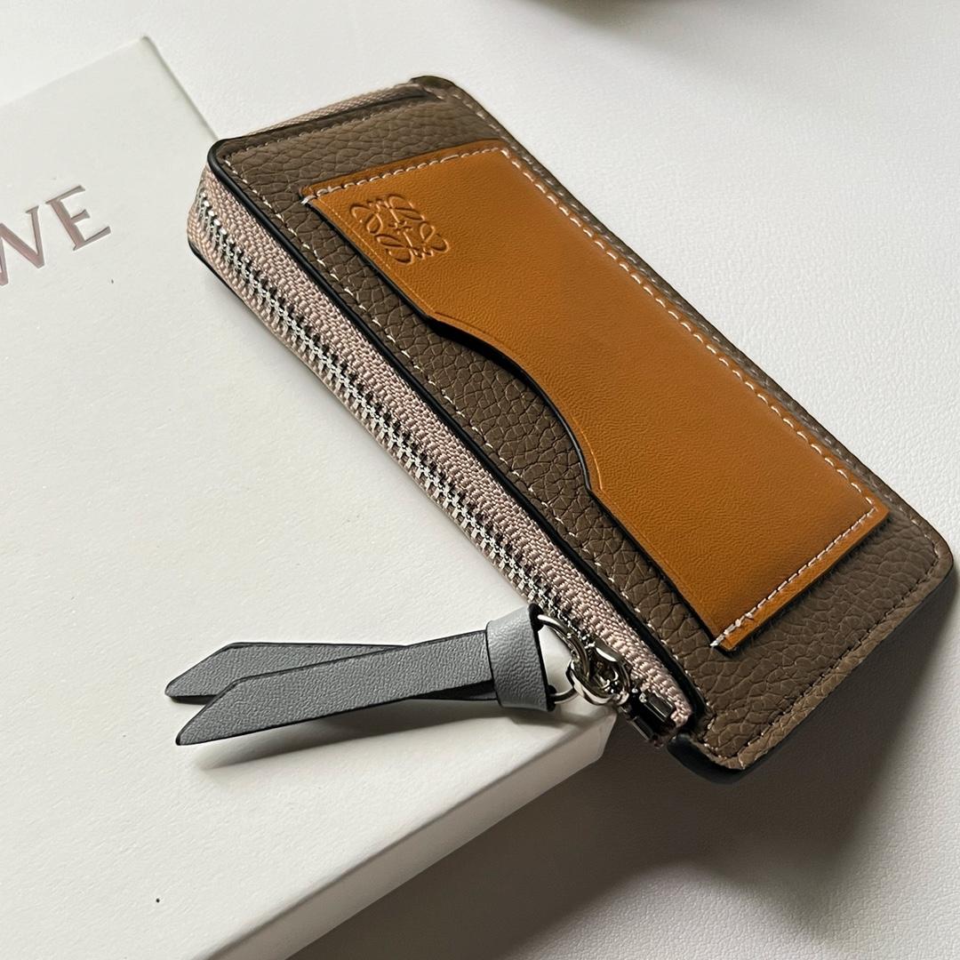 Loewe Coin Cardholder In Soft Grained Calfskin - DopestKickz