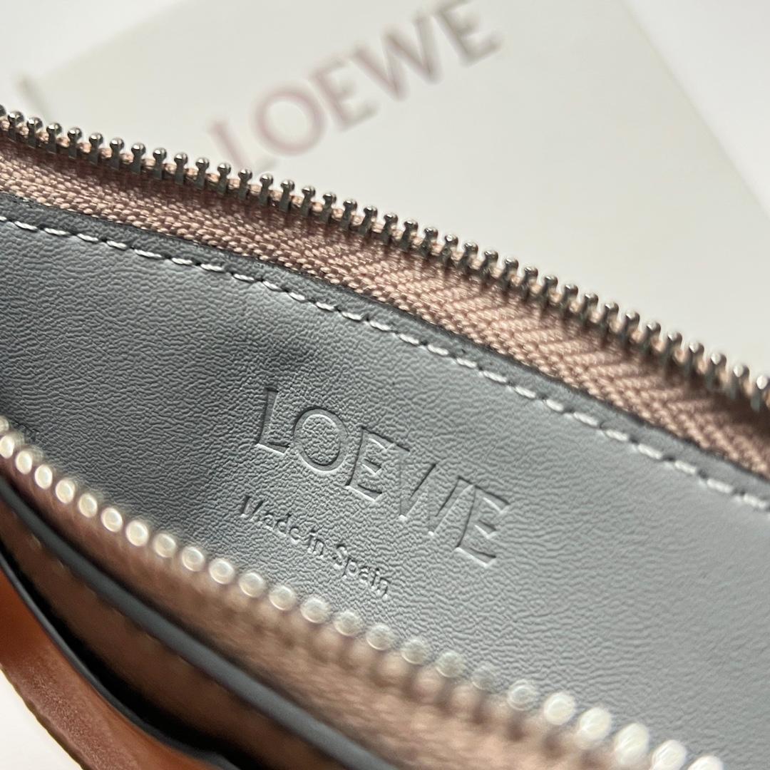 Loewe Coin Cardholder In Soft Grained Calfskin - DopestKickz