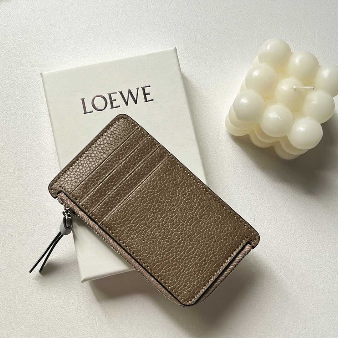 Loewe Coin Cardholder In Soft Grained Calfskin - DopestKickz
