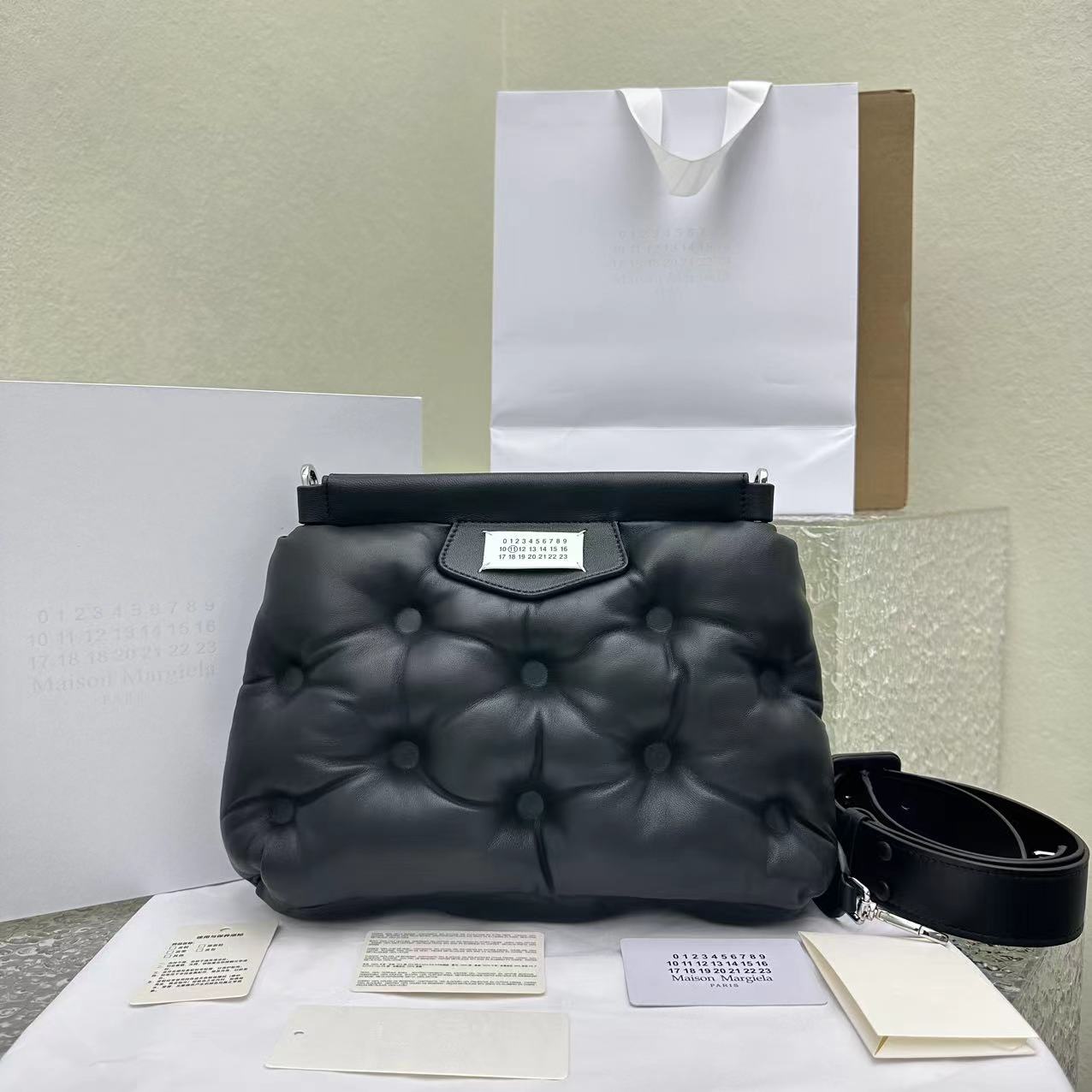 Maison Margiela Glam Slam Classique Medium Shoulder Bag(30-22-10cm) - DopestKickz