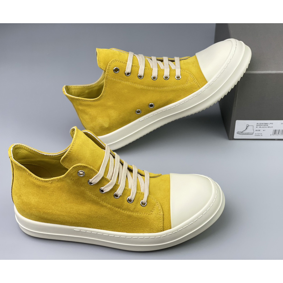 Rick Owens Drkshdw Low Top Ramones Sneakers - DopestKickz