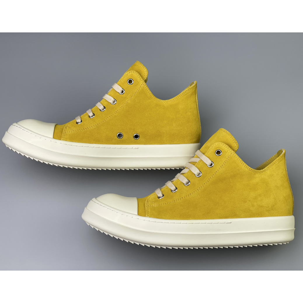 Rick Owens Drkshdw Low Top Ramones Sneakers - DopestKickz