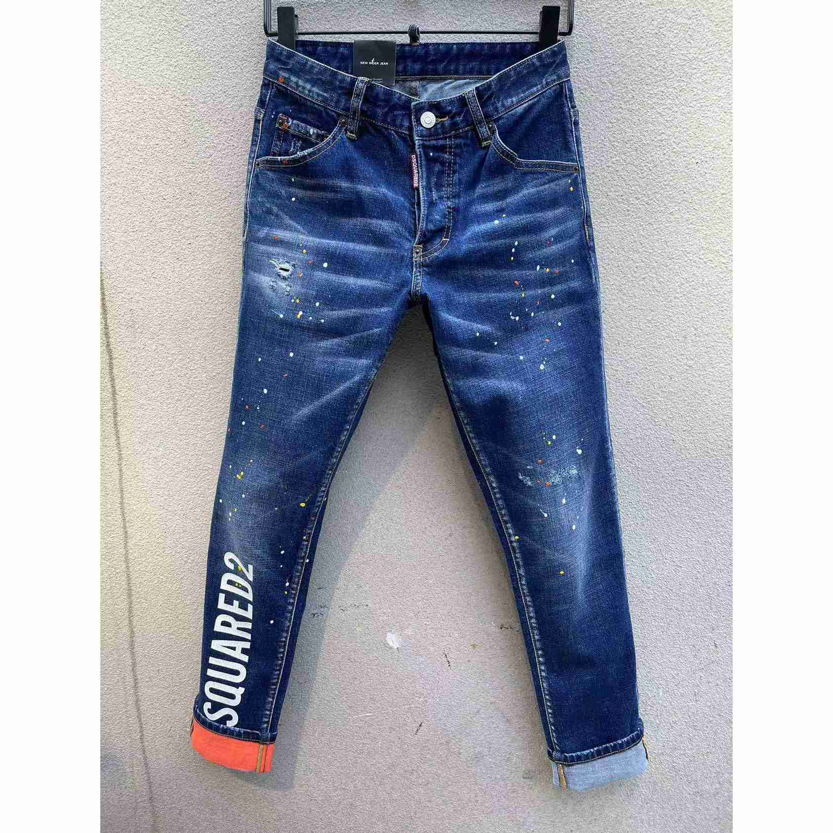 Dsquared2 Tidy Biker Slim-Fit Denim Jeans   DSQ108 - DopestKickz