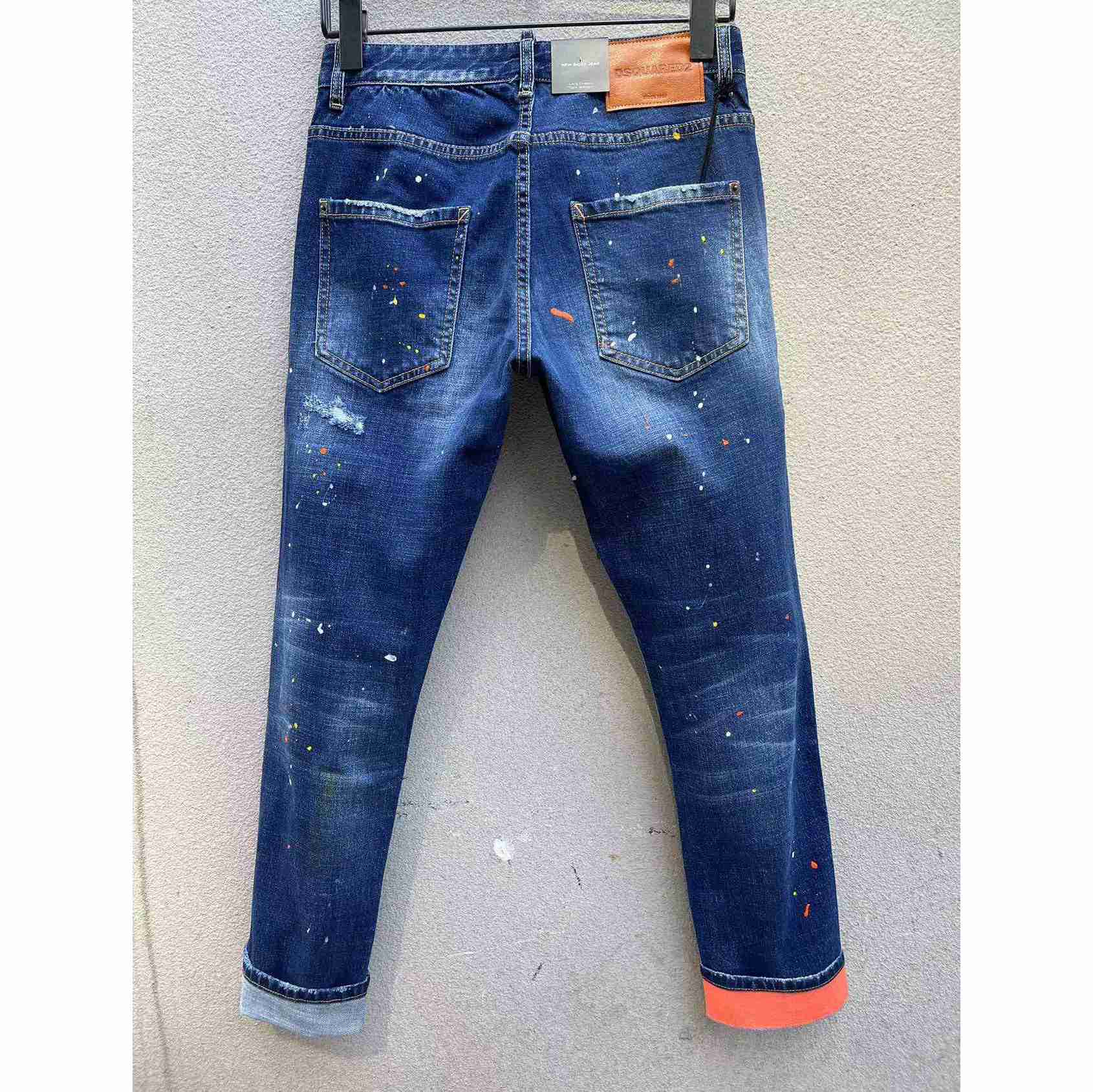 Dsquared2 Tidy Biker Slim-Fit Denim Jeans   DSQ108 - DopestKickz
