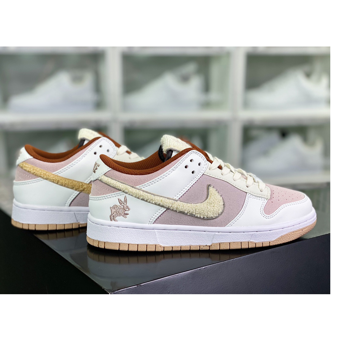 Nike Dunk Low “Year of the Rabbit” Sneaker           fd4203-111 - DopestKickz
