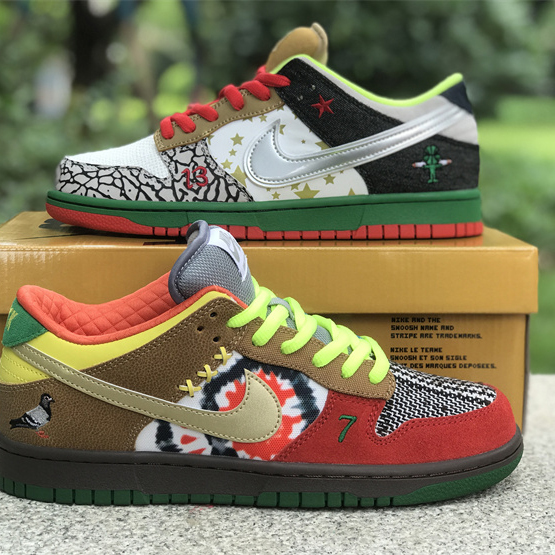 Nike Dunk SB Low What The Dunk  Sneaker       318403-141 - DopestKickz