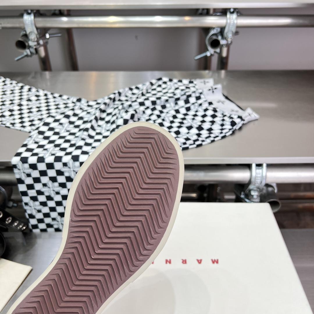 Marni Blue Denim Pablo Lace-up Sneaker - DopestKickz