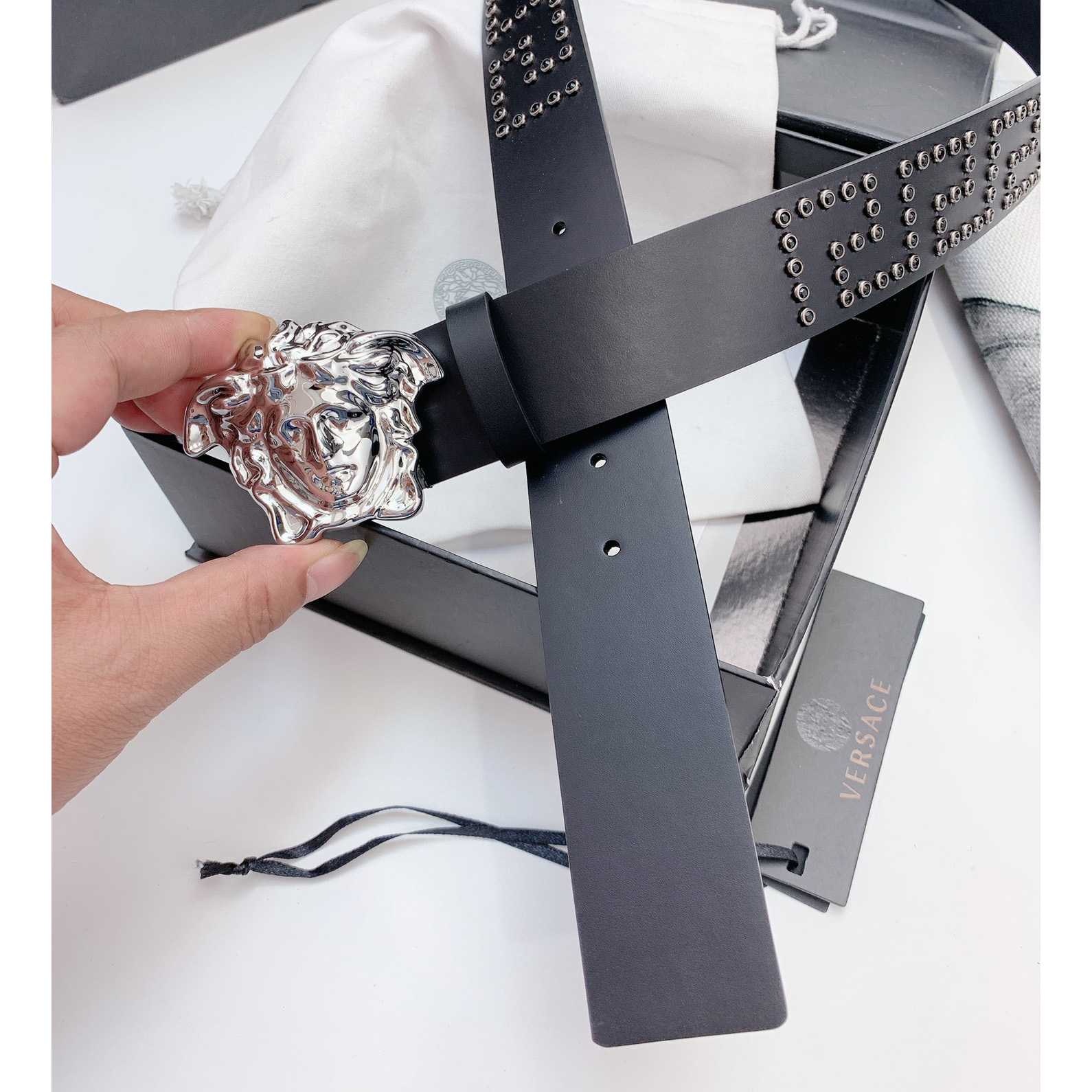 Versace Medusa Leathre Belt    40mm - DopestKickz