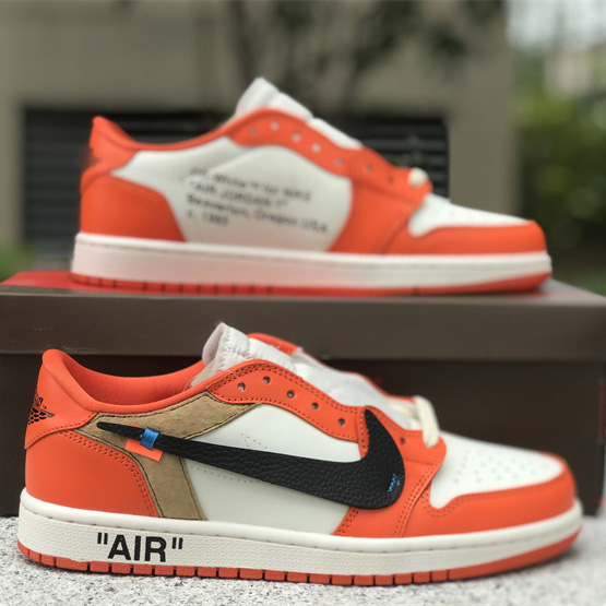 Off-white x Air Jordan 1 Low Sneaker      CZ0790-113 - DopestKickz