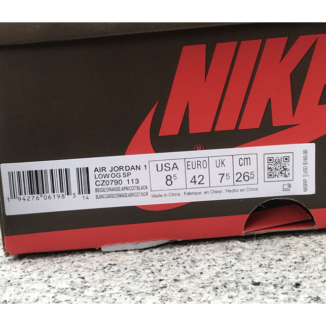 Off-white x Air Jordan 1 Low Sneaker      CZ0790-113 - DopestKickz