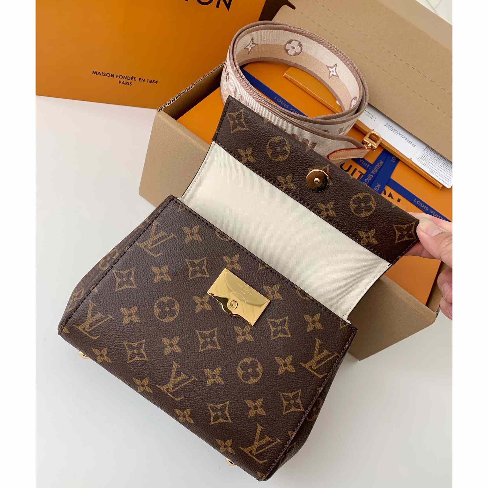 Louis Vuitton Cluny Mini Handbag  (20*16*7.5cm)    M46055 - DopestKickz