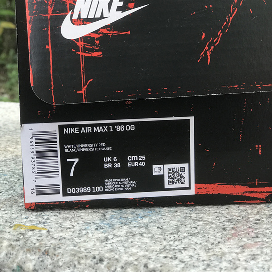 Nike Air Max 1 ’86 “Big Bubble” Sneaker           DQ3989-100  - DopestKickz