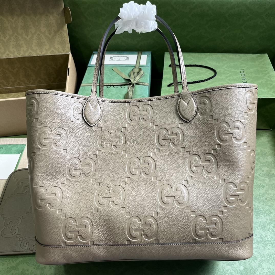 Gucci Jumbo GG Large Tote Bag(40-33-19CM) - DopestKickz