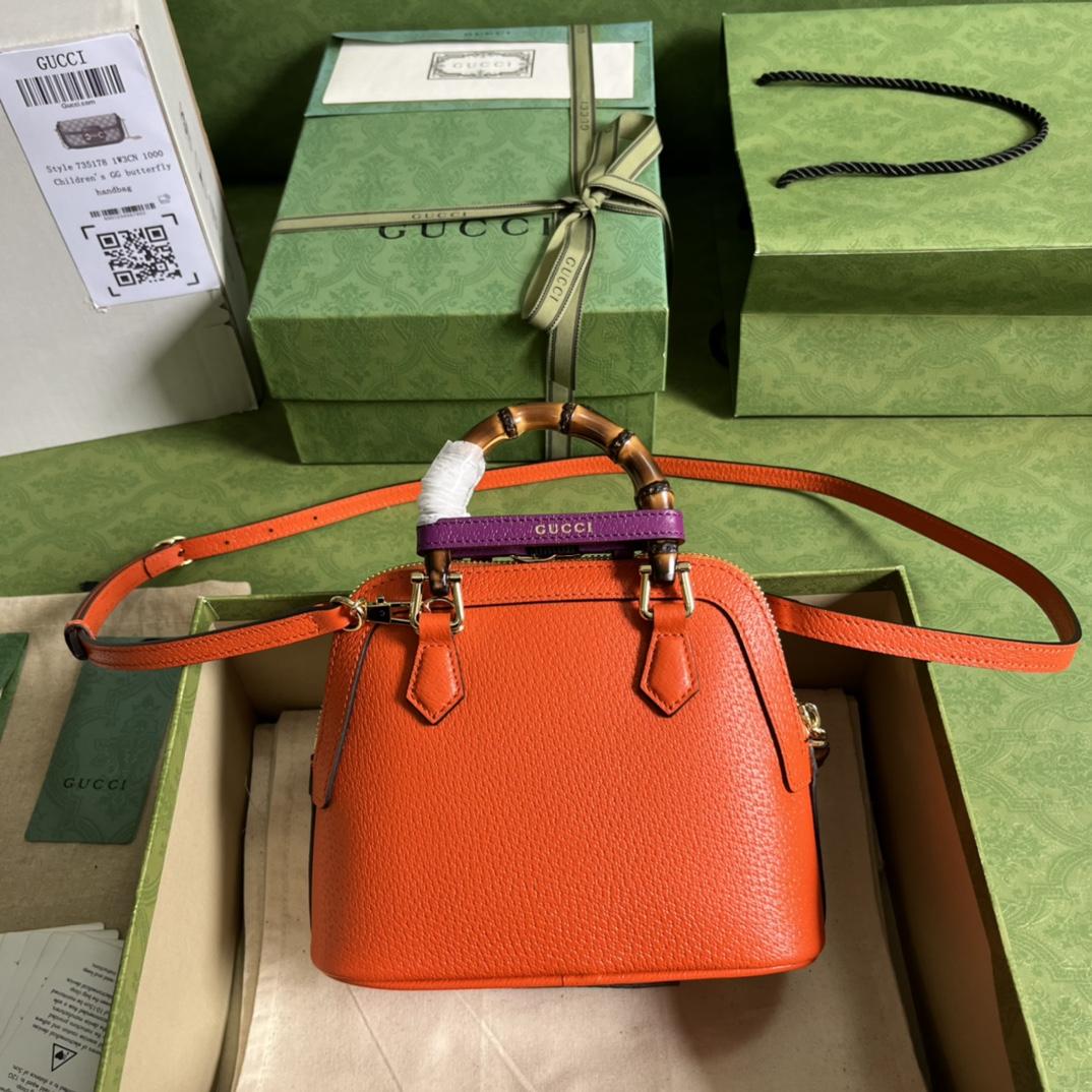 Gucci Diana Mini Tote Bag(20-16-8.5cm) - DopestKickz