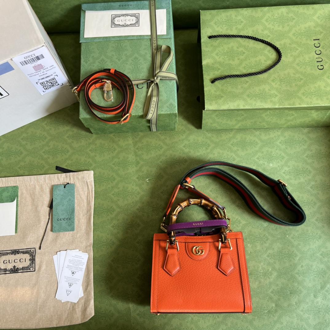 Gucci Diana Mini Tote Bag(20*16*10cm) - DopestKickz