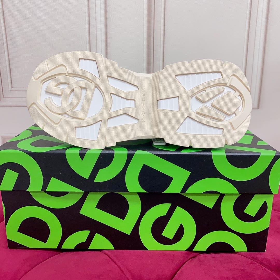 Dolce & Gabbana Mixed-Material Airmaster Sneakers - DopestKickz