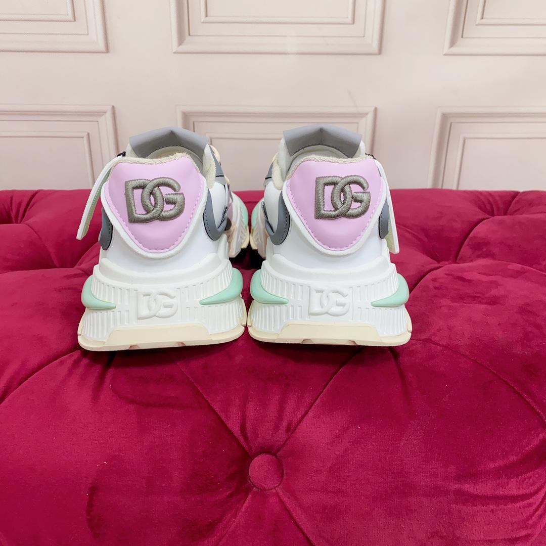 Dolce & Gabbana Mixed-Material Airmaster Sneakers - DopestKickz