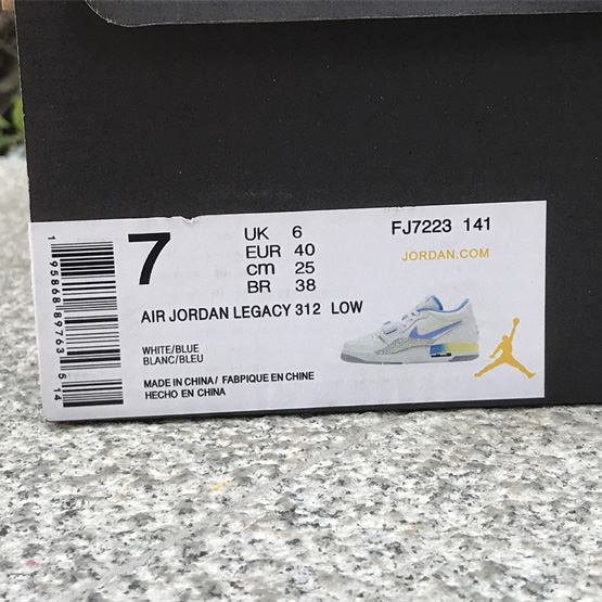 Jordan Legacy 312 Low “UNC” Sneaker     FJ7223-141 - DopestKickz