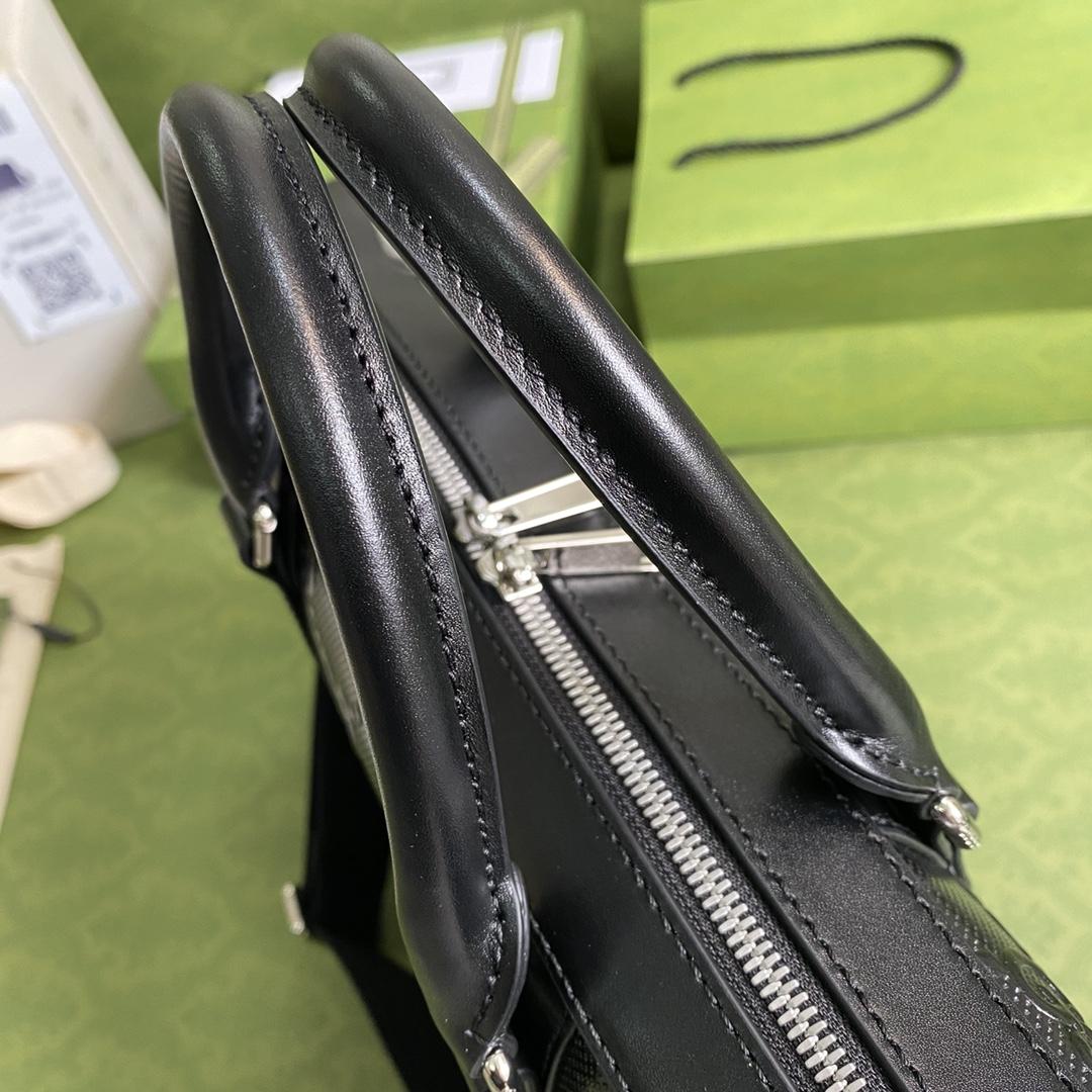 Gucci GG Embossed Briefcase(40-29-6cm) - DopestKickz