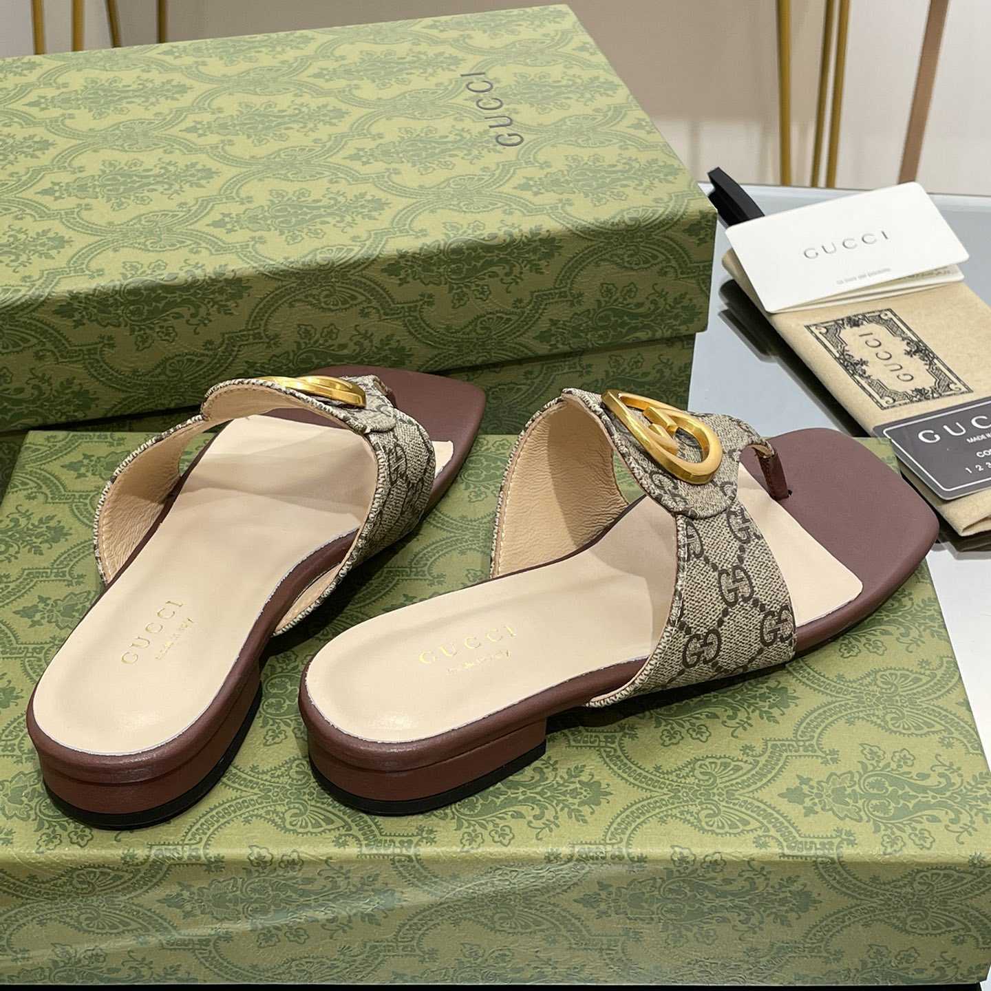 Gucci Womens Gucci Blondie Thong Sandal - DopestKickz