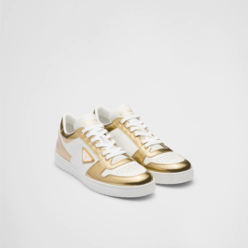 Prada Downtown Leather Sneakers - DopestKickz