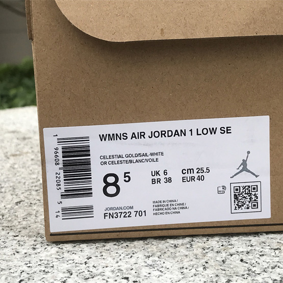 Air Jordan 1 Low SE “Canvas” Sneaker      FN3722-701 - DopestKickz