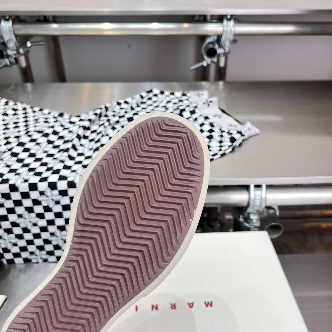 Marni Light blue Nappa Leather Pablo Lace-up Sneaker - DopestKickz