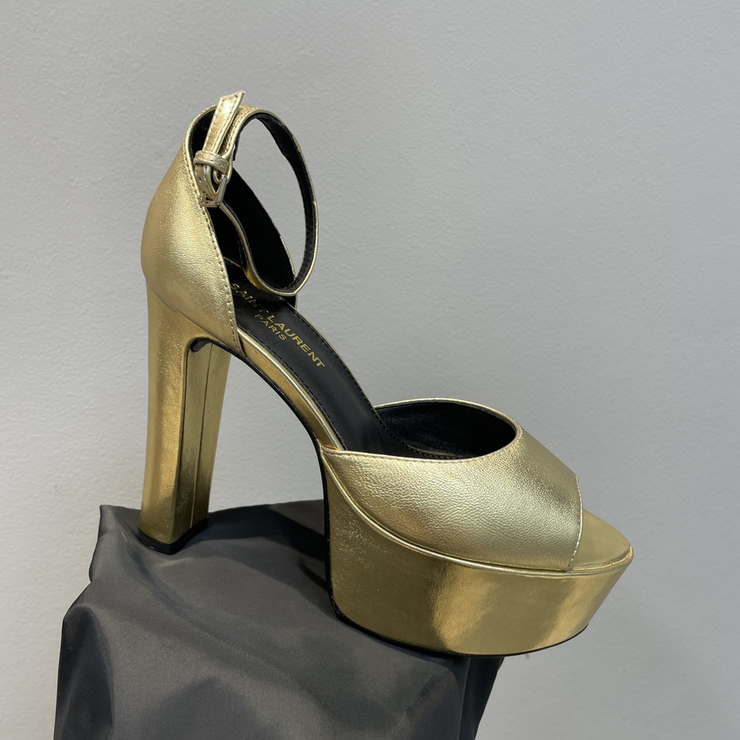 Saint Laurent Platform Sandals - DopestKickz