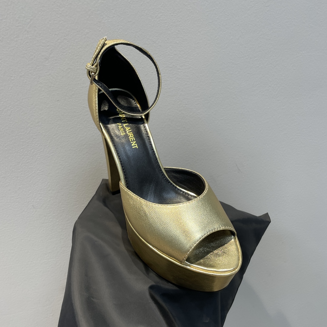 Saint Laurent Platform Sandals - DopestKickz