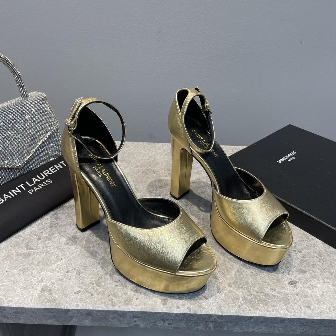 Saint Laurent Platform Sandals - DopestKickz