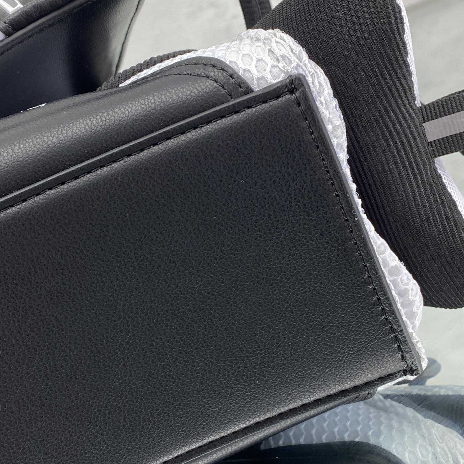 Balenciaga SneakerHead Medium Handbag In White/black - DopestKickz