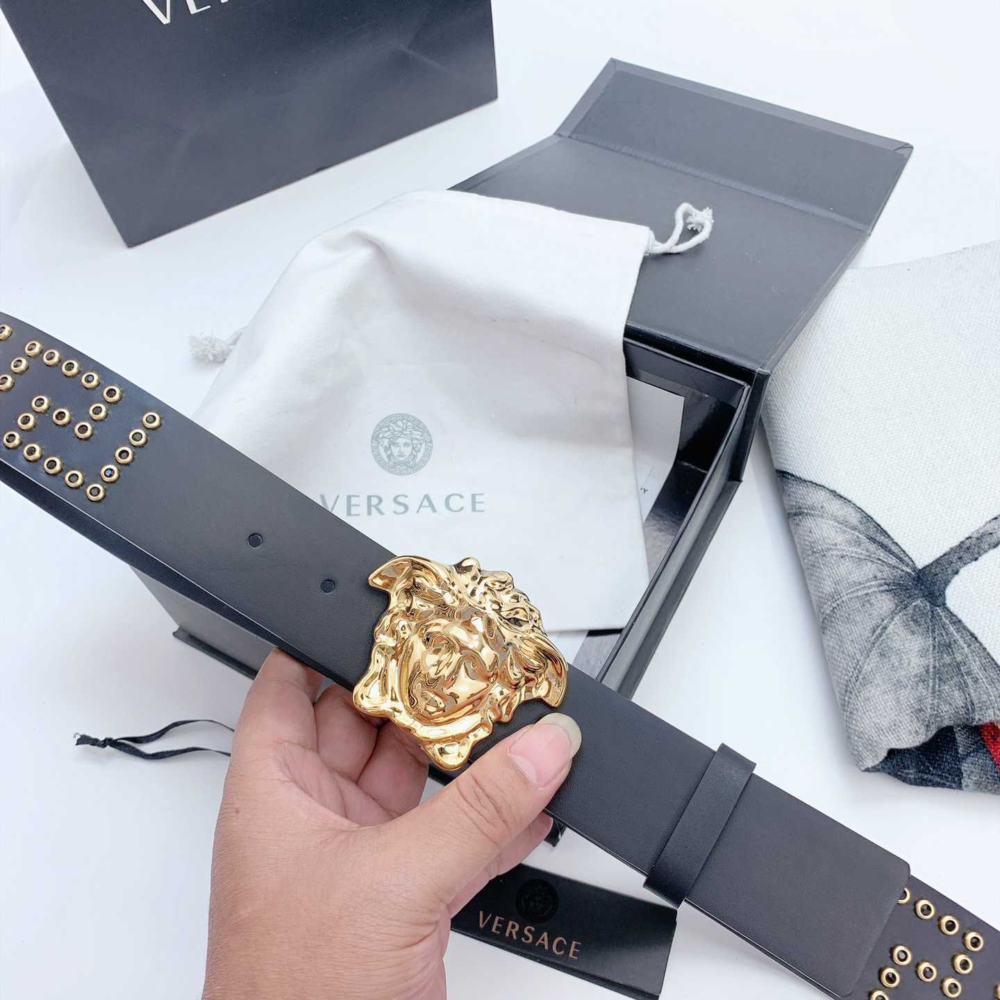 Versace Medusa Leathre Belt    40mm - DopestKickz