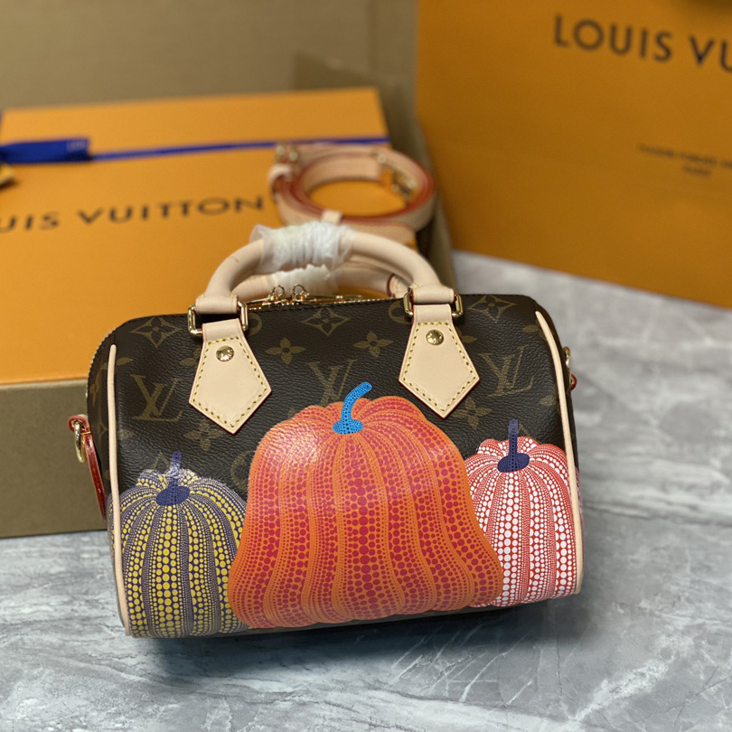 Louis Vuitton LV x YK Speedy Bandoulière 20  (20.5 x 13.5 x 12cm)       M46469 - DopestKickz