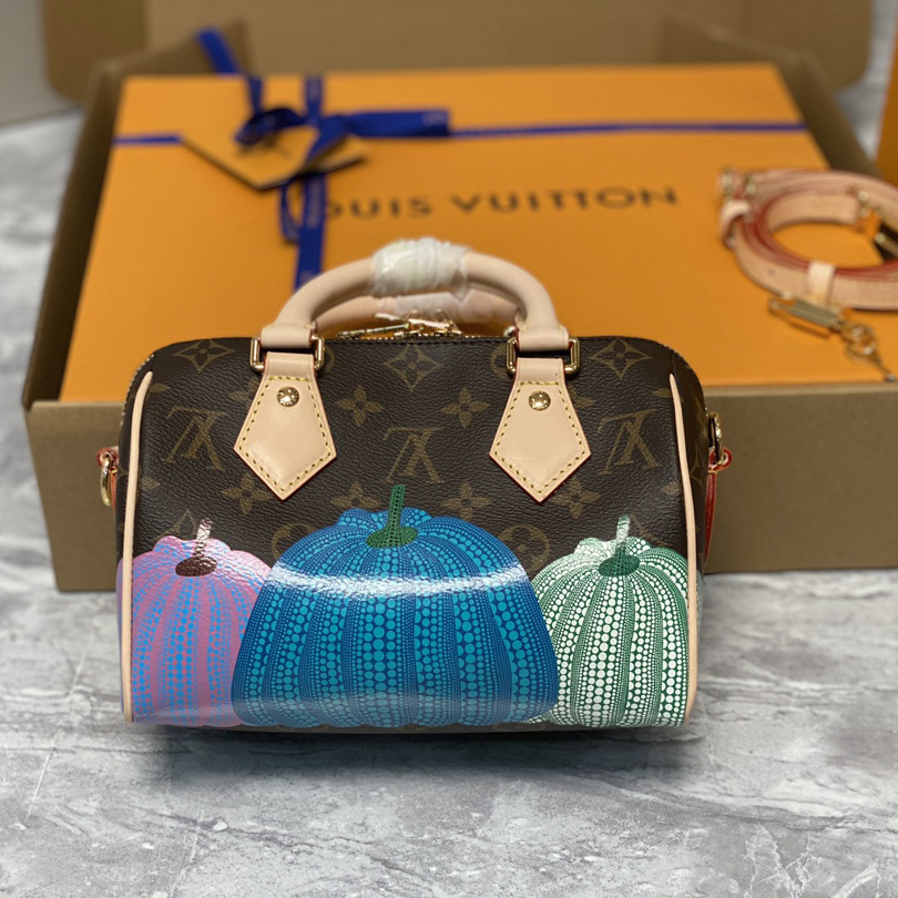 Louis Vuitton LV x YK Speedy Bandoulière 20  (20.5 x 13.5 x 12cm)       M46469 - DopestKickz