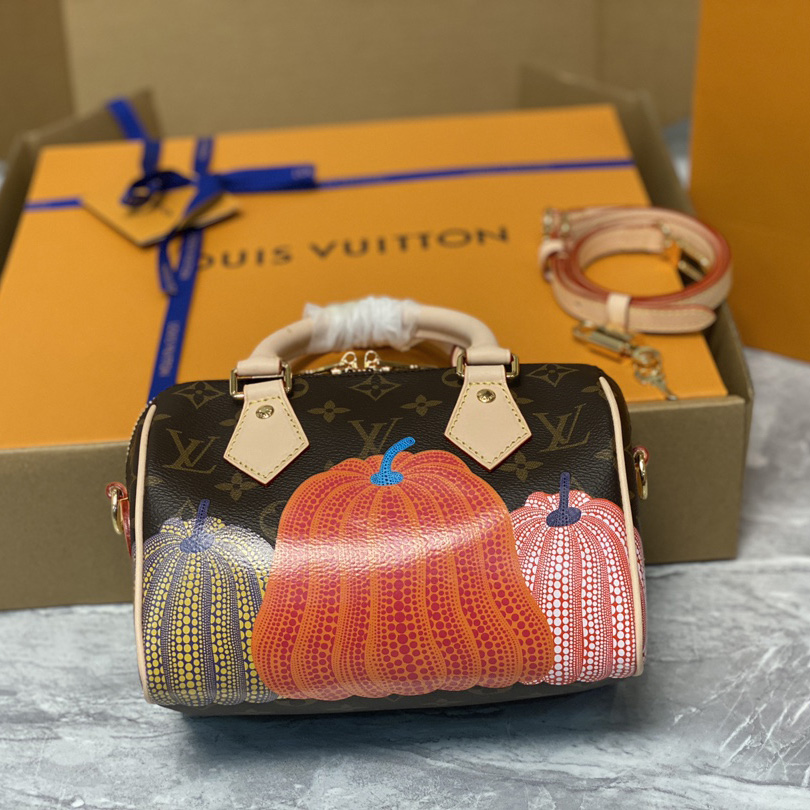 Louis Vuitton LV x YK Speedy Bandoulière 20  (20.5 x 13.5 x 12cm)       M46469 - DopestKickz