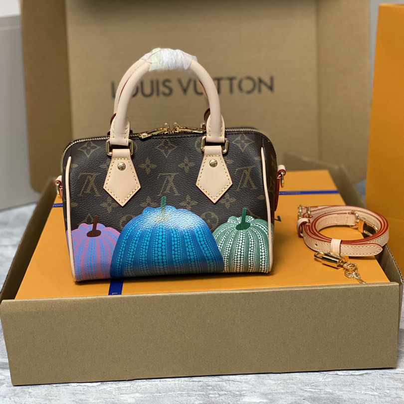 Louis Vuitton LV x YK Speedy Bandoulière 20  (20.5 x 13.5 x 12cm)       M46469 - DopestKickz