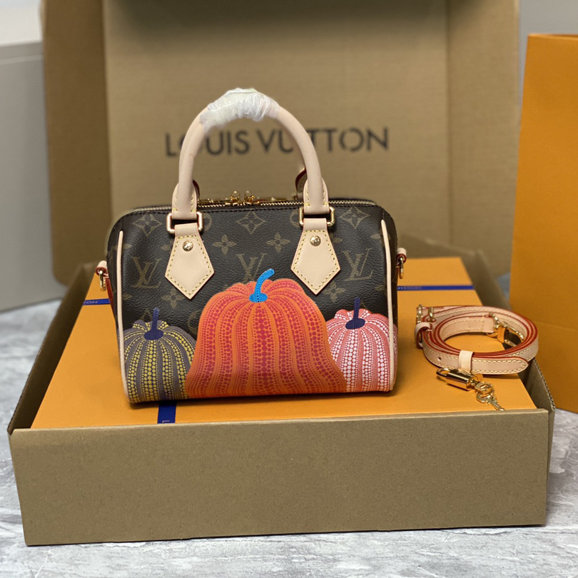 Louis Vuitton LV x YK Speedy Bandoulière 20  (20.5 x 13.5 x 12cm)       M46469 - DopestKickz