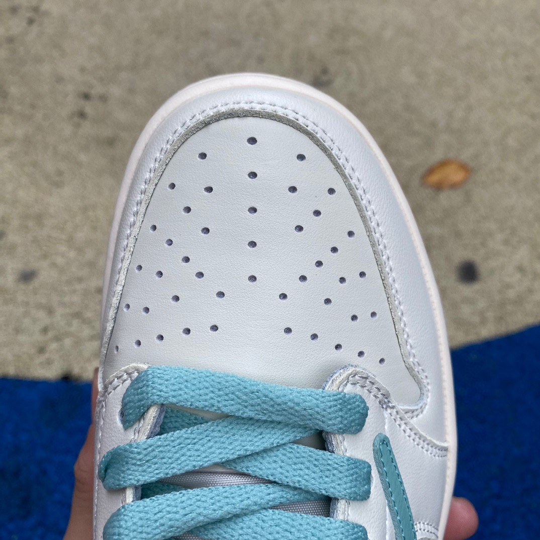 TIFFANY & CO. x Travis Scott x Air Jordan 1 Low “11837” Sneaker      DM7866-220 - DopestKickz