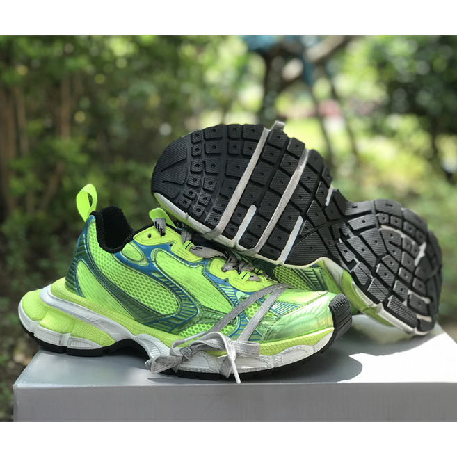 Balenciaga 3XL Trainers In Fluo Yellow  - DopestKickz