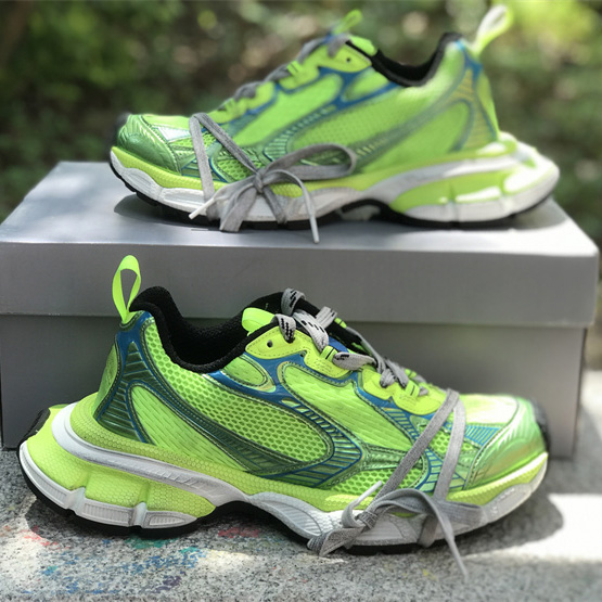 Balenciaga 3XL Trainers In Fluo Yellow  - DopestKickz