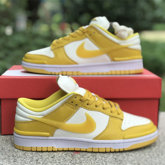Nike Dunk Low Twist “Vivid Sulfur” Sneakers        DZ2794-100 - DopestKickz