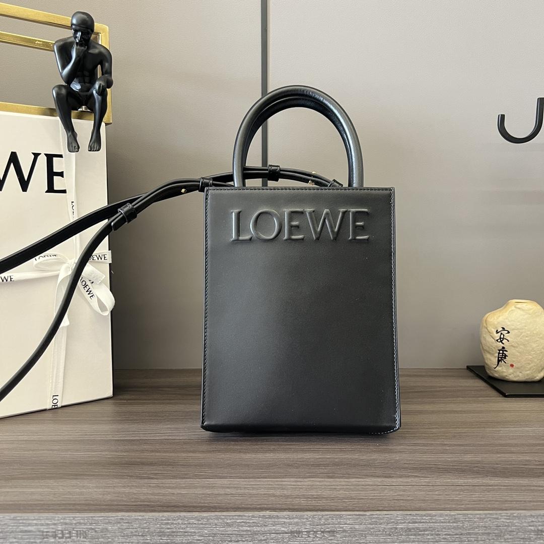 Loewe Standard A5 Tote In Sleek Calfskin - DopestKickz