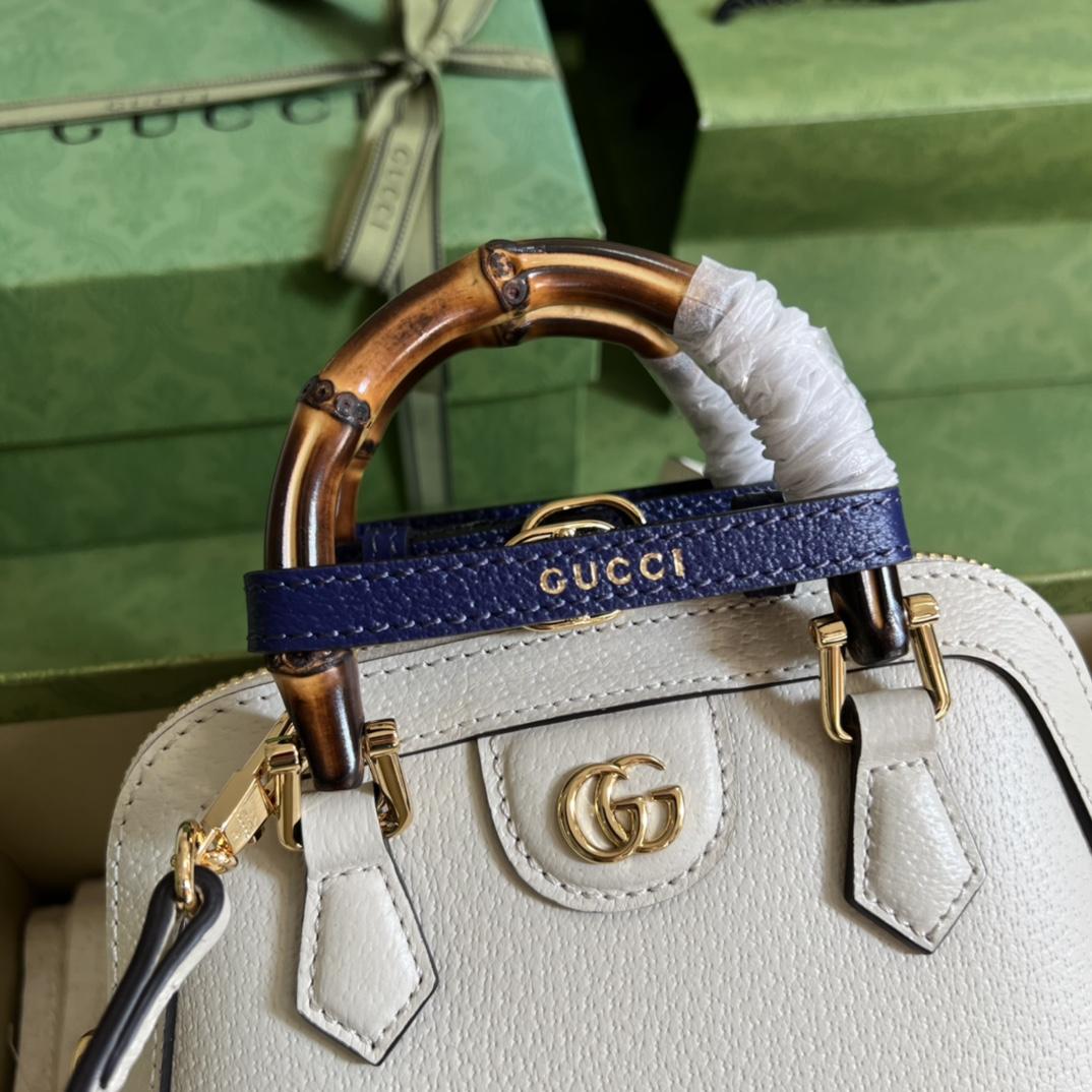 Gucci Diana Mini Tote Bag(20-16-8.5cm) - DopestKickz