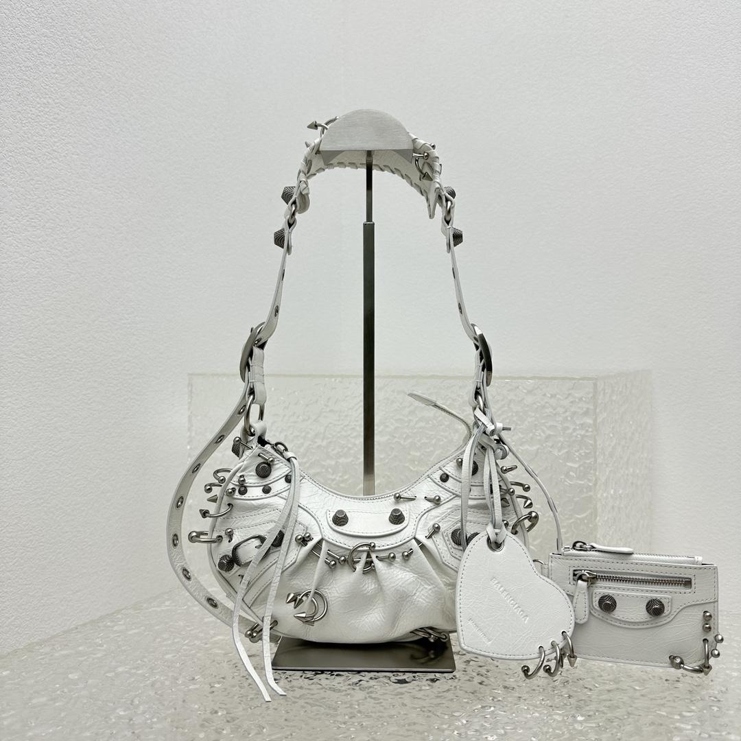 Balenciaga Women's Le Cagole Shoulder Bag(26-16-9.9cm) - DopestKickz