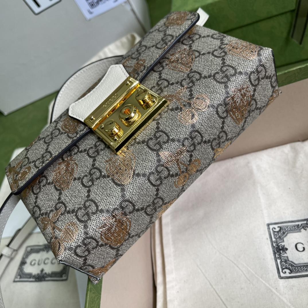 Gucci Padlock Gucci Animal Print Mini Bag(18-10-5cm) - DopestKickz
