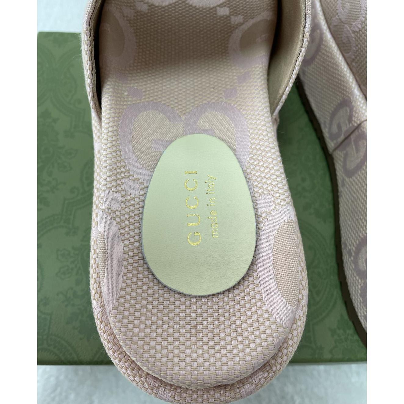 Gucci Women's Jumbo GG Platform Slide Sandal - DopestKickz