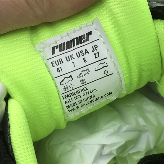 Balenciaga Runner Sneaker In White - DopestKickz