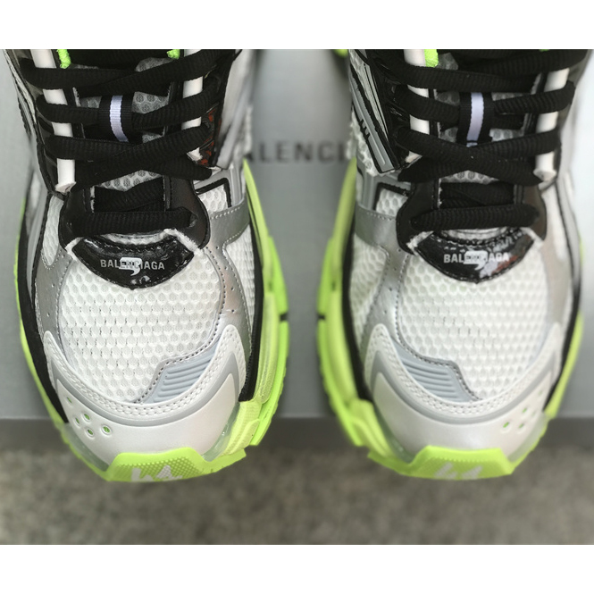 Balenciaga Runner Sneaker In White - DopestKickz