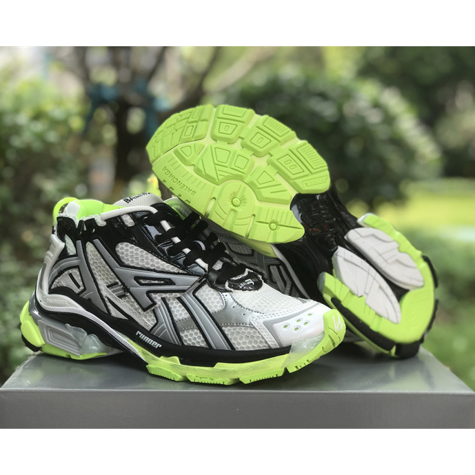 Balenciaga Runner Sneaker In White - DopestKickz